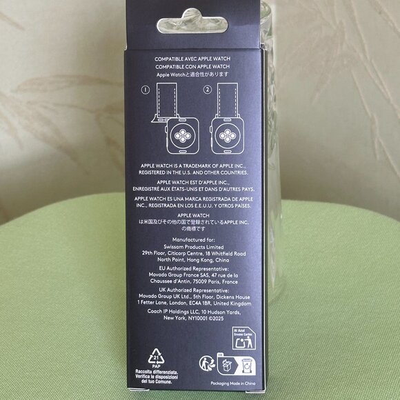 COACH APPLE WATCH STRAP 38mm/40mm/41mm:NIB CHERRIES CAX40 - Picture 3 of 8